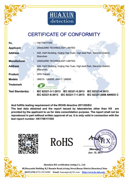 um210 gps tracker rosh